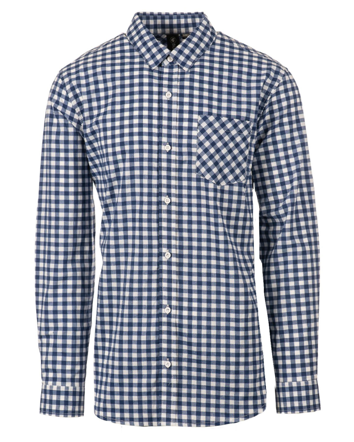 Navy/ Wht Ginghm Blank