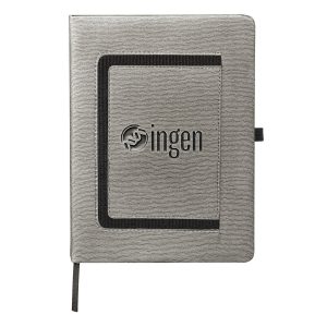 Leeman Roma Journal With Horizontal Phone Pocket