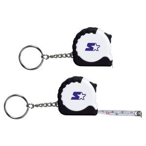 Prime Line Mini Grip Tape Measure Key Chain 3.25'