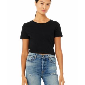 BELLA+CANVAS Ladies' Poly-Cotton Crop T-Shirt
