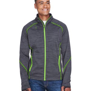 NORTH END SPORT RED Men's Flux M?lange Bonded Fleece Jacket