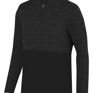 Augusta Adult Shadow Tonal?Heather Quarter-Zip Pullover