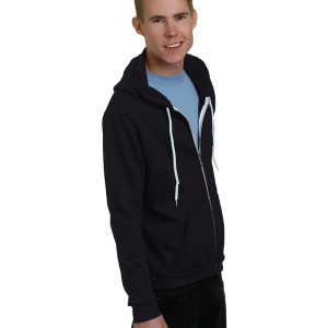 BAYSIDE Unisex Full-Zip Fashion Hooded Sweatshirt