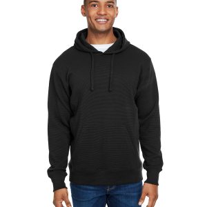 J AMERICA Ripple Fleece Pulllover Hooded Sweatshirt