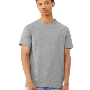 BELLA+CANVAS Men's Heather CVC Raglan T-Shirt