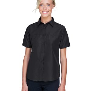 Harriton Ladies' Key West Short-Sleeve Performance Staff Shirt