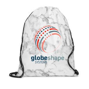 Prime Line Marble Non-Woven Drawstring Backpack