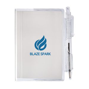 Prime Line Clear-View Jotter With Pen
