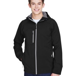 NORTH END Men's Prospect Two-Layer Fleece Bonded Soft Shell Hooded Jacket