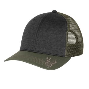 DRI DUCK Structured Mid Profile Heather Trucker Hat