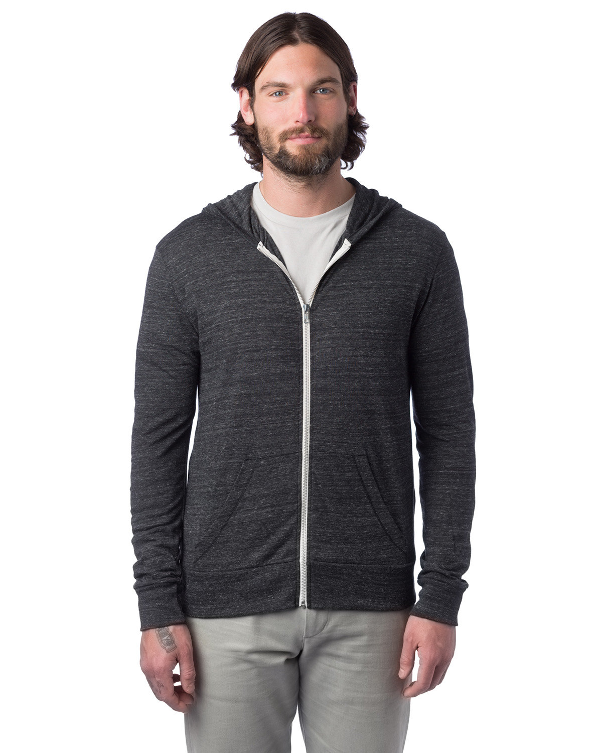 Alternative Unisex Eco-Jersey™ Zip Hoodie