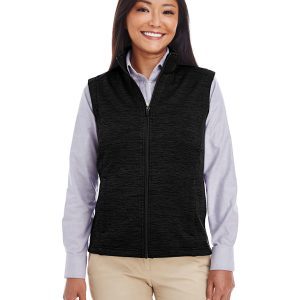Devon and Jones Ladies' Newbury M?lange?Fleece Vest