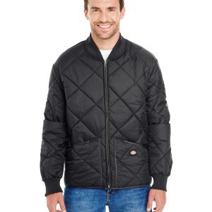 Williamson-Dickie Mfg Co Men's Diamond Quilted Nylon Jacket