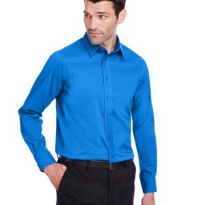 Devon and Jones Men's Crown Collection® Stretch Broadcloth Slim Fit Woven Shirt