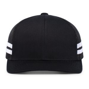 Pacific Headwear Low-Profile Stripe Trucker Cap