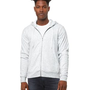 BELLA+CANVAS Unisex Sponge Fleece Full-Zip Hooded Sweatshirt
