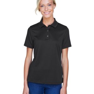 Harriton Ladies' Advantage Snag Protection Plus IL Snap Placket Polo