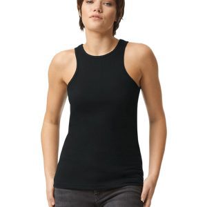 American Apparel Ladies' CVC Racerneck Tank