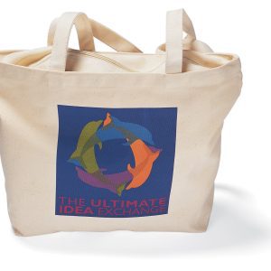 Zippered Tote - Natural