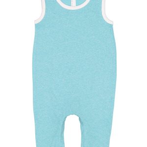 Rabbit Skins Infant Harborside Melange Tank Romper