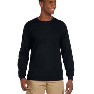 Gildan Adult Ultra Cotton® Long-Sleeve Pocket T-Shirt