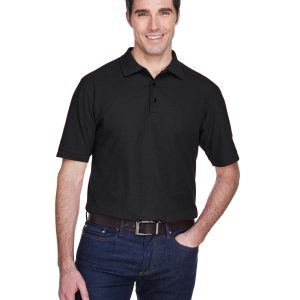 UltraClub Men's Whisper Piqué Polo