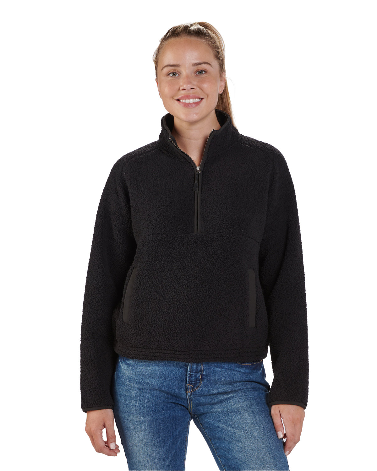 BOXERCRAFT Ladies' Everest Pile Fleece Half-Zip Pullover