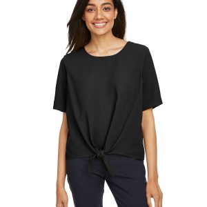 Devon and Jones Ladies' Perfect Fit™ Tie-Front Blouse