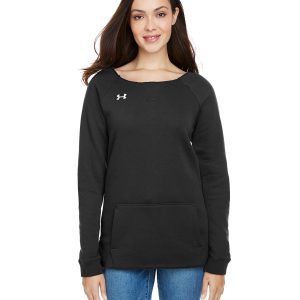 UNDER ARMOUR Ladies' Hustle Fleece Crewneck Sweatshirt