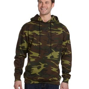 CODE V Unisex Camo Pullover Hoodie