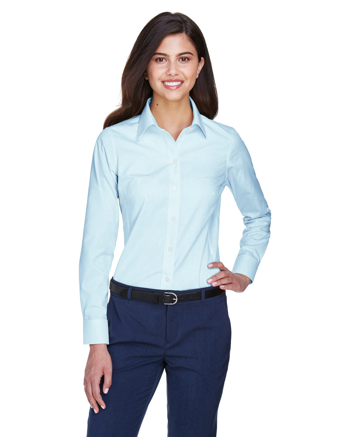 Devon and Jones Ladies' Crown Collection® Solid Oxford Woven Shirt