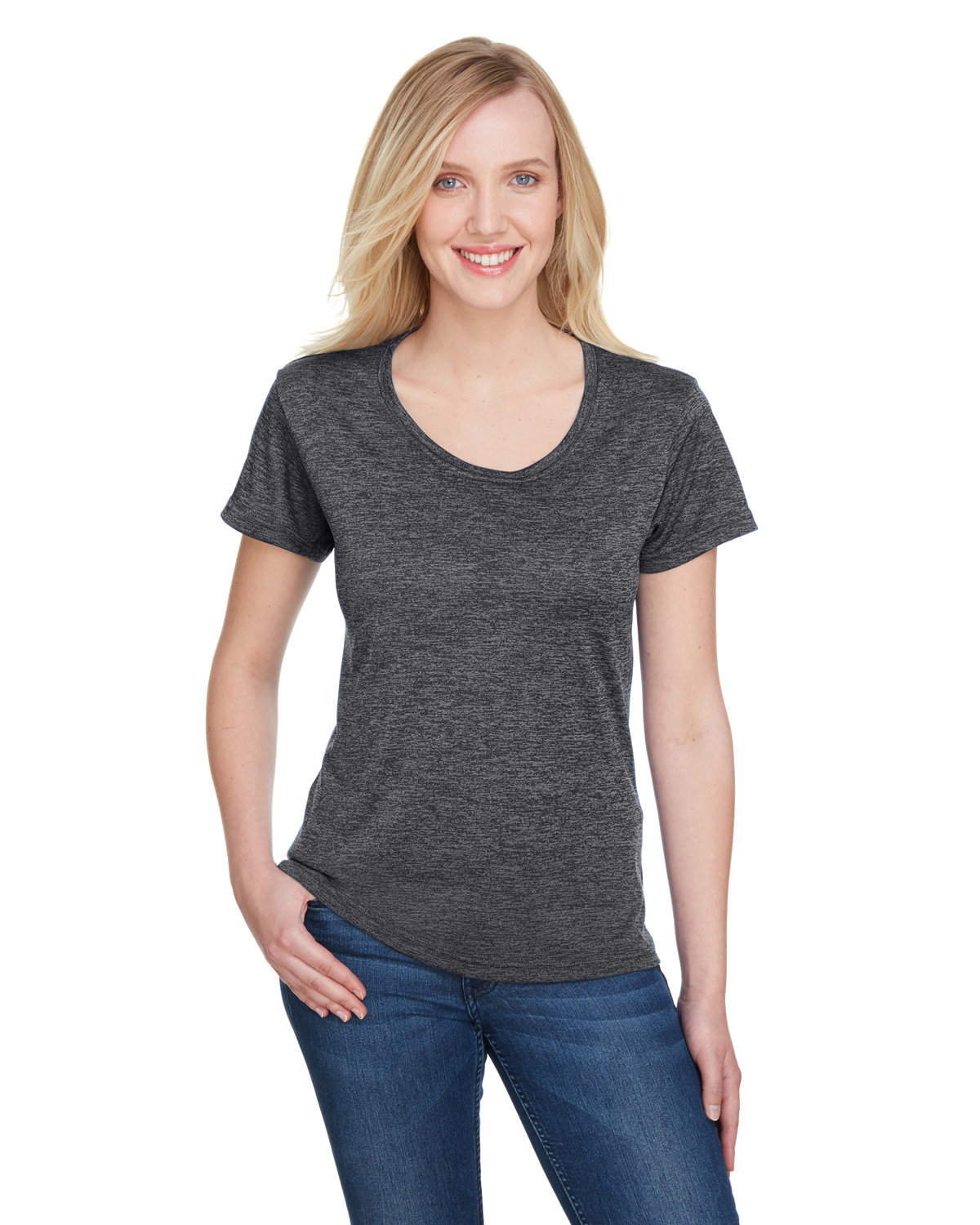 A-4 Ladies' Tonal Space-Dye T-Shirt