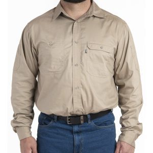 Berne Apparel Men's Utility Lightweight Canvas Woven Shirt