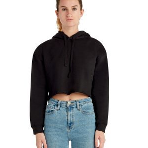 Lane Seven Ladies' Cropped Fleece Hoodie