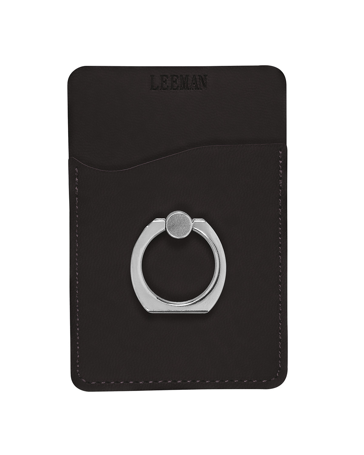 Leeman Tuscany™ Card Holder With Metal Ring Phone Stand