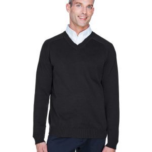 Devon and Jones Men's V-Neck Sweater