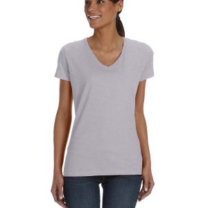 Fruit of the Loom Ladies' HD Cotton™ V-Neck T-Shirt