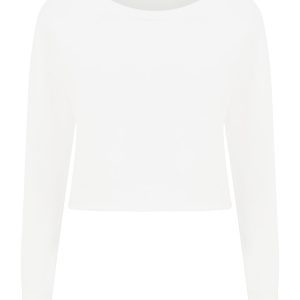 ALL WE DO is Ladies' Cropped Pullover Sweatshirt