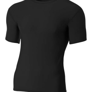 A-4 Adult Polyester Spandex Short Sleeve Compression T-Shirt
