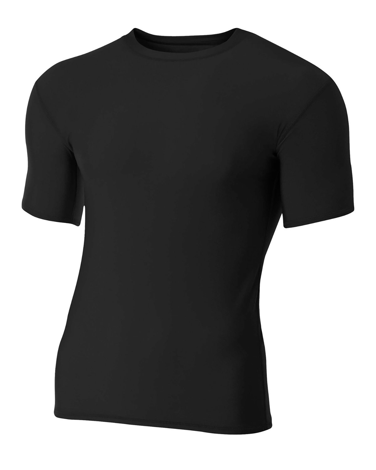 A-4 Adult Polyester Spandex Short Sleeve Compression T-Shirt