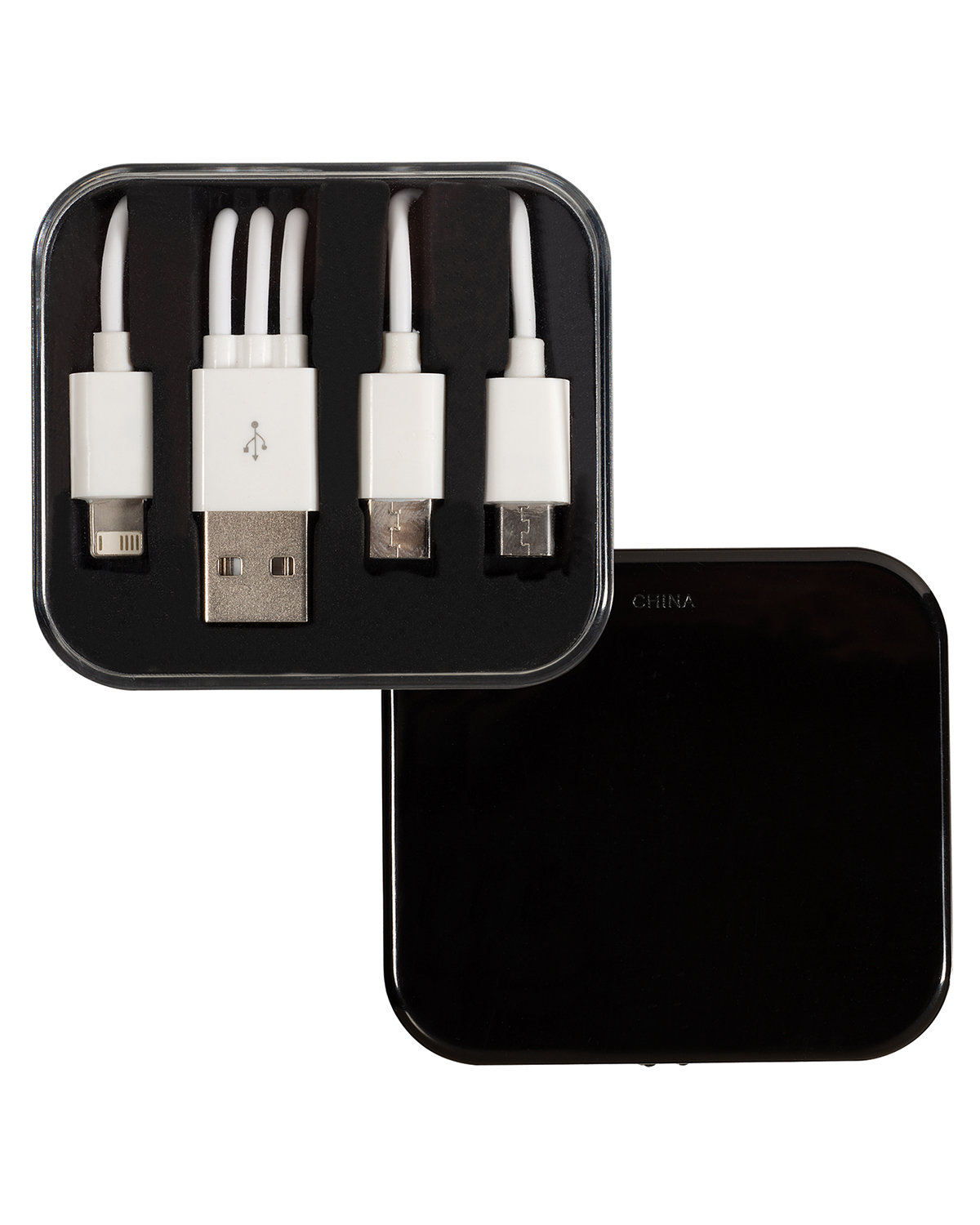 Prime Line 3-In-1 Charging Cable In Square Case