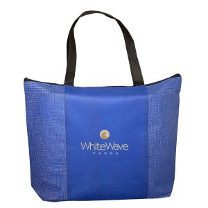 Prime Line Tonal Non-Woven Zipper Trade Show Tote Bag