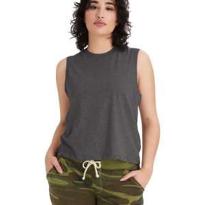 Alternative Ladies' Go-To CVC Cropped Muscle T-Shirt