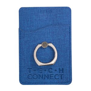 Leeman RFID Phone Pocket With Metal Ring Phone Stand