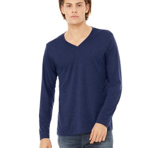 BELLA+CANVAS Unisex Jersey Long-Sleeve V-Neck T-Shirt