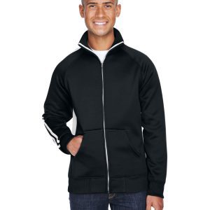 J AMERICA Adult Vintage Poly Fleece Track Jacket