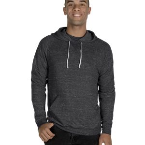 Jerzees Adult Snow Heather Raglan Hooded Sweatshirt