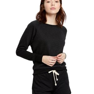 US BLANKS Ladies' French Terry Raglan Boat Neck