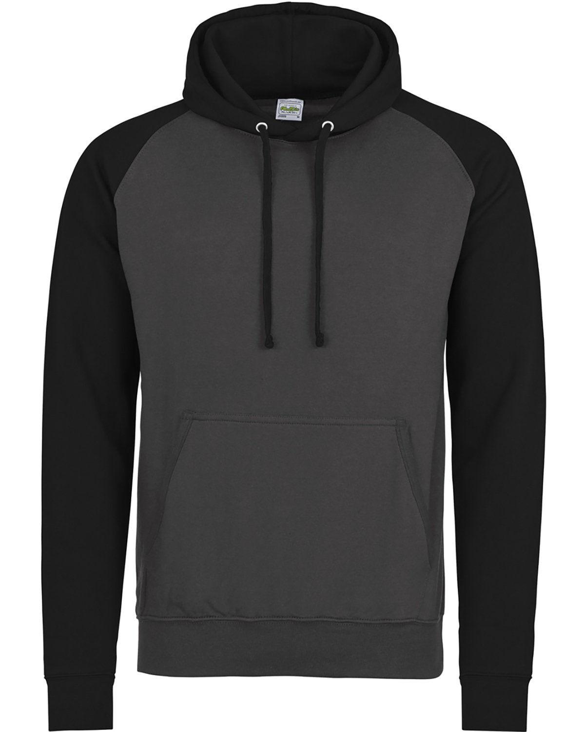 ALL WE DO is Adult Midweight Contrast Baseball Hooded Sweatshirt