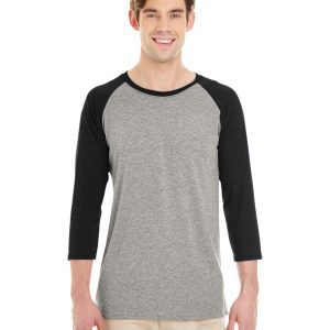 Jerzees Adult TRI-BLEND Baseball Raglan
